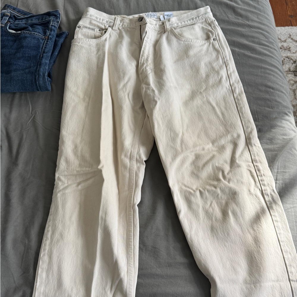 Calvin Klein Cream Jeans